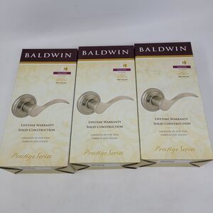 Baldwin Tobin Satin Nickel Right Handed Dummy Lever Handle 351TBLRH RDB MULTIPLE